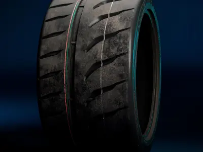 Toyo Proxes R888R -  CAD model 3D model