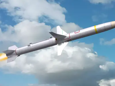 AGM-88E Missile 3D model