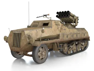 SDKFZ 4 - Panzerwerfer 42 - 7WB 3D model