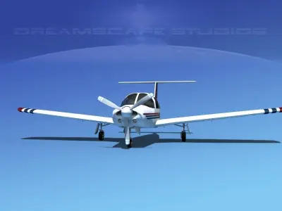 Piper PA-28R-201 Arrow III V11 3D model