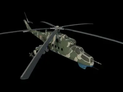 Military Vehicle Pack 02  Low-poly 3D model