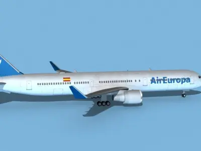 Boeing 767-400 Air Europa 3D model