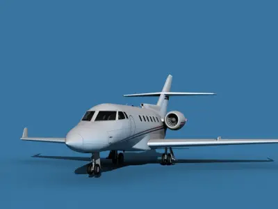 Hawker Siddley 800SR V06 3D model