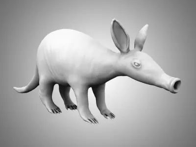 Aardvark Juvenile 3D model