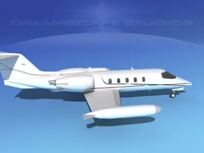 Gates Learjet 35 V10 3D model
