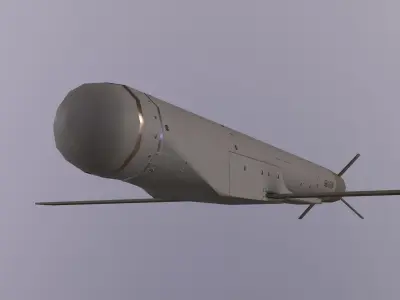 GBU-53 StormBreaker Small Diameter Bomb II Low-poly 3D model