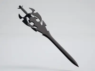 Sword of Darkness Black Steel 3D model