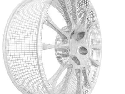 Wheel Rim 3D model 12