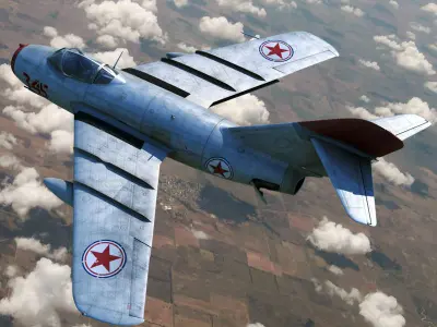 MIG 15 Aircraft 3D model