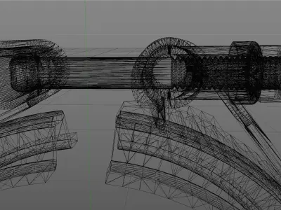 Tube clamp to join two tubes 3D model