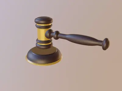 Judge Hammer 3D model