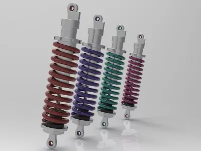 auto shock 3D model