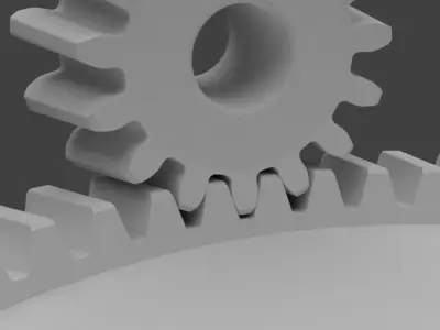 Bevel gear 3D model