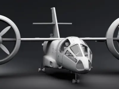 SHADO KINGFISHER scale model 3D print model