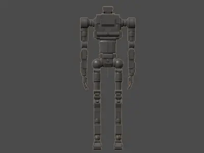 Battle Frame Mech- Inner-Base Frame Free low-poly 3D model