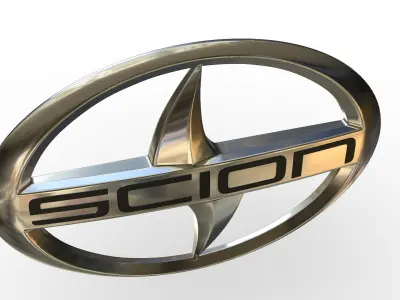 scion logo 3D model