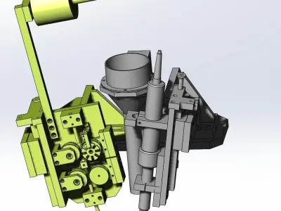 Soldering welding mechanism 3D model
