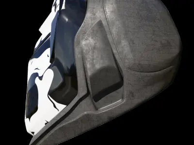 Skull Special Combat Helmet 3D model