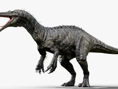 Suchomimus tenerensis Low-poly 3D model