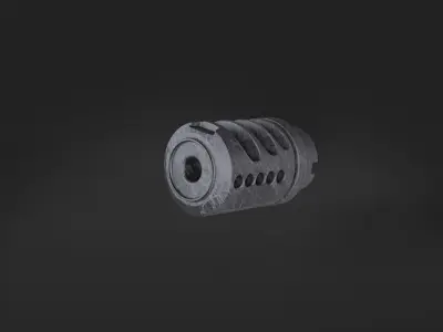 muzzle brake vol7 3D model