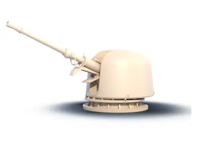 OTO Melara 76 mm 3D print model