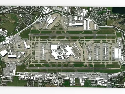 London Heathrow Airport 3D model