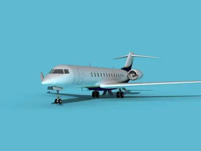 Bombardier Global 7000 V05 3D model