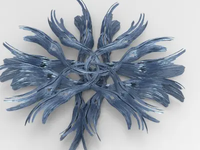 Sci fi Leisure Dome facility 5 3D model