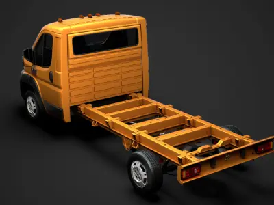 Ram Promaster Chassis Truck Single Cab 3800 WB 2019 3D model