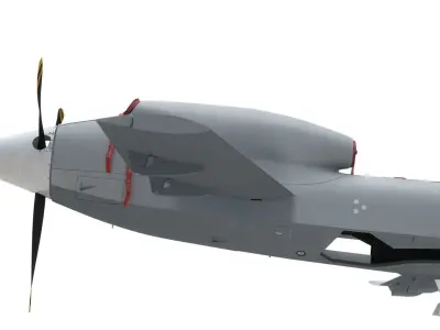 Generic Military Aircraft UAV Drone 3D model