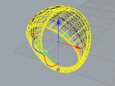 Anello Linee madri Free 3D model