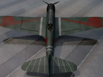 Nakajima B5N2 Kate 3D model