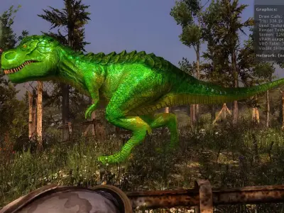 3Dfoin - T-Rex Low-poly 3D model