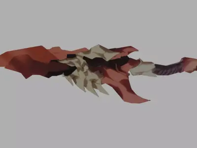 Camish Wrath Low-poly 3D model