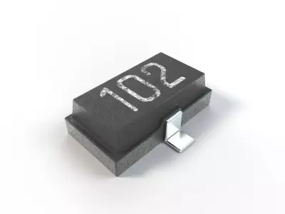 Realistic Transistor model with 2K PBR textures 3D model