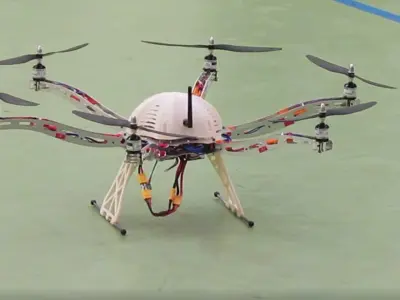 Hexacopter Aluminum 3D model