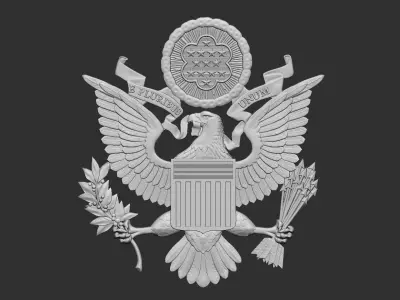 Great Seal of the United States 3D print model