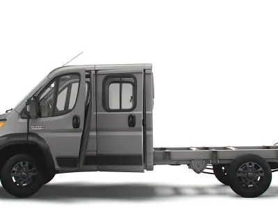 RAM Promaster Chassis HQInterior CrCab 3800WB 2023 3D model