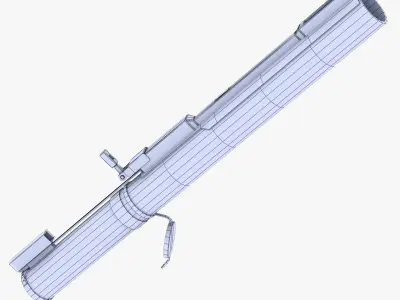 M72 LAW Launcher Low-poly 3D model