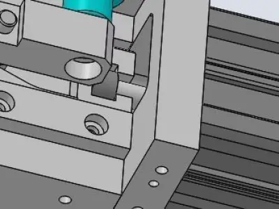 Clever z axis transverse mechanism 3D model