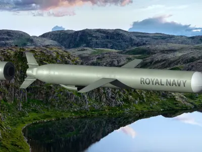 BGM-109 General Dynamics Tomahawk Missile 3D model