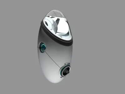 can scifi egg scifi 3D model 3D model