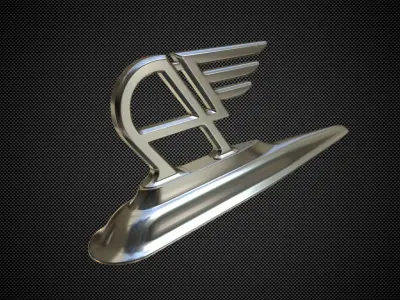 austin logo 3D model