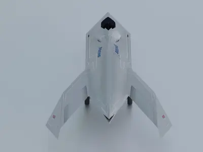 BOEING Black Project - The BIRD OF PREY - Low-poly 3D model