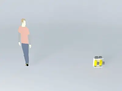 Vopo FM 201 Two drilling machines 3D model