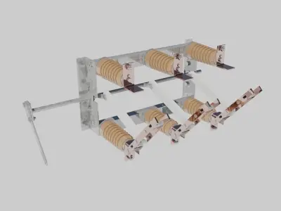 Medium voltage disconnecting switch RM-20 Free 3D model