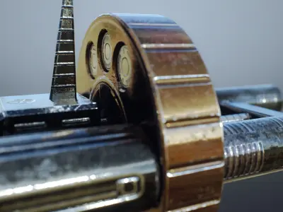 Gun Lowpoly PBR sci-fi weapon Low-poly 3D model