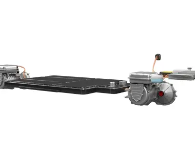 X-ray Electric Car System 3D model