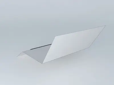 Rail Track Points Concrete Sleepers Free 3D model