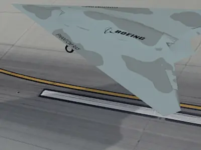 X47-B UAV - High Poly 3D Model 3D model